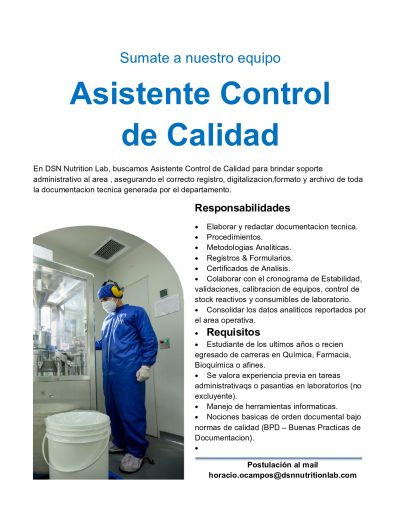 Anuncio Control de Calida